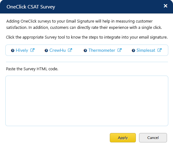 OneClick Survey