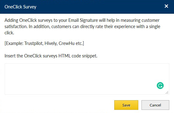 OneClick Survey