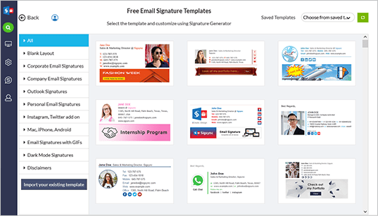 100+ Professional Templates