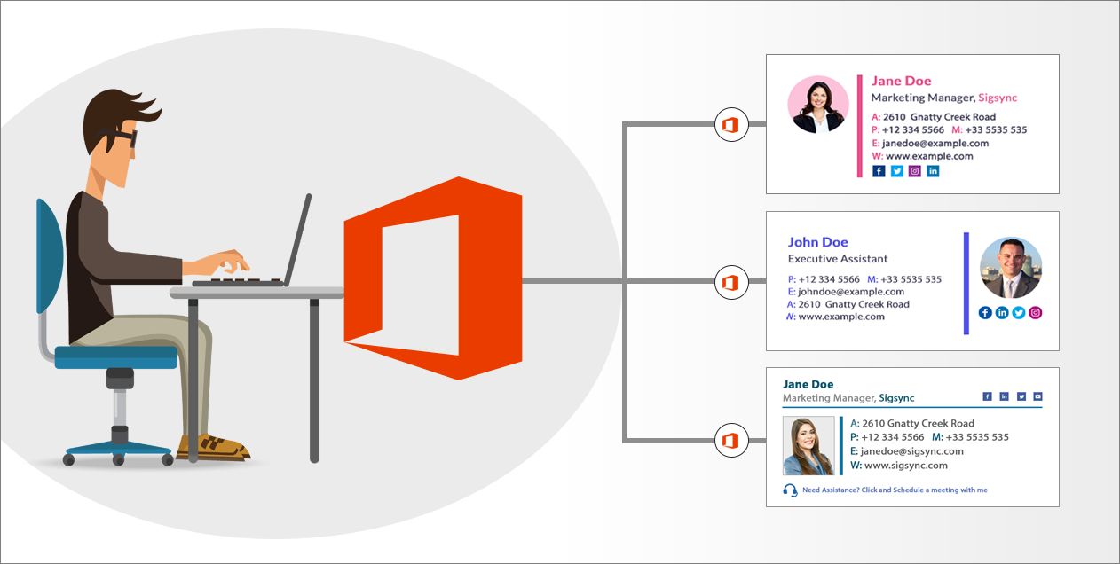 Company-wide Office 365 email signatures