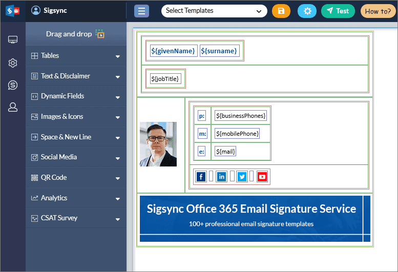 Create an email signature