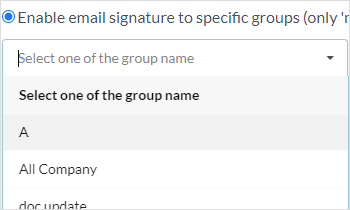 Select the specific Active Directory group