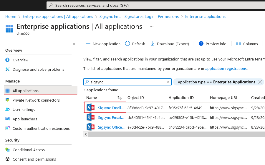Sigsync Application Sigsync Application