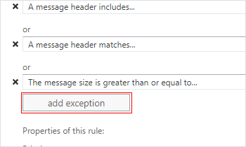 Add exception