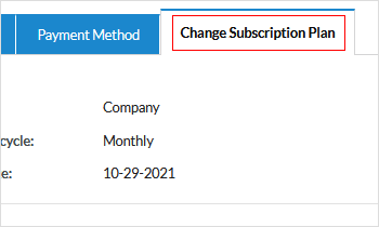 Change Sigsync signature subscription plan
