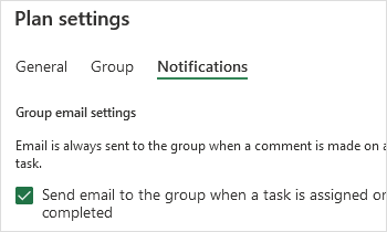 Send an email to the group when a task is assigned