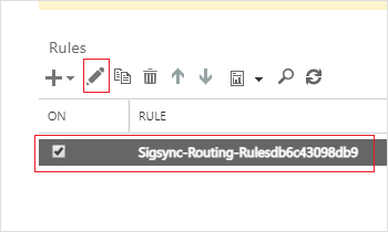 Press the Edit button to modify the Sigsync Exchange transport rule