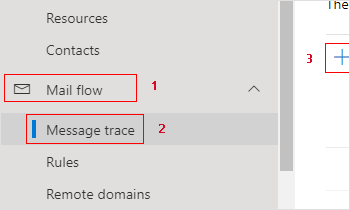 start message trace report