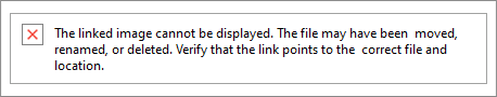 Outlook error - fail to display the images