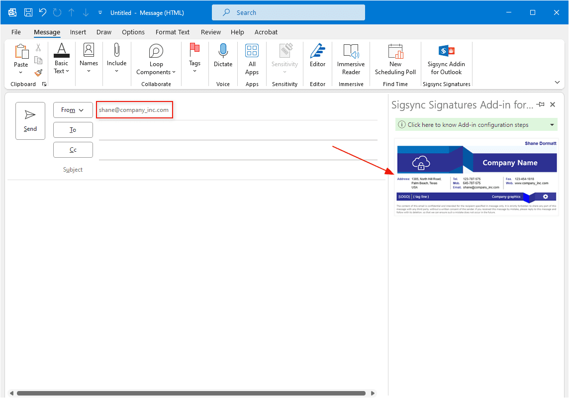 Preview signature for shared mailbox Preview signature for shared mailbox