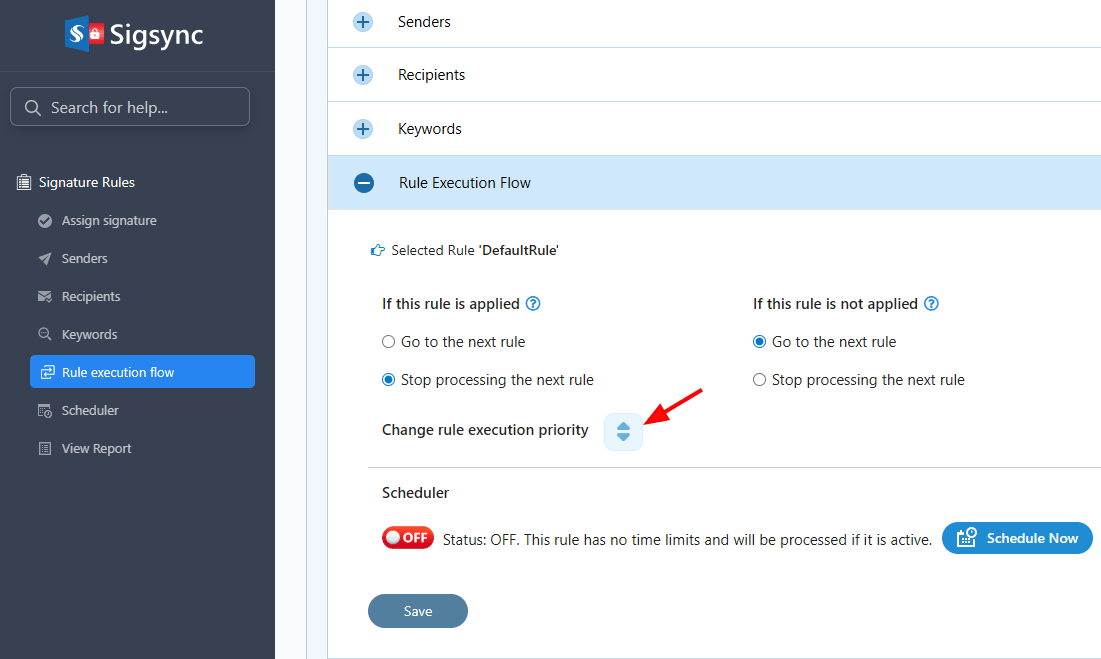 Rule execution flow rule-execution-flow