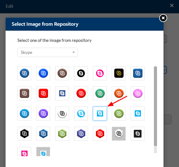 Select from the dropdown Select from the dropdown