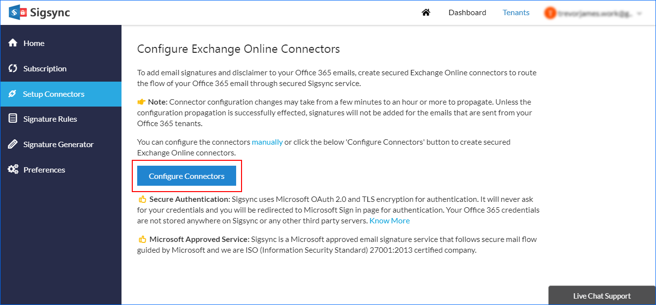 Setup Office 365 Connectors