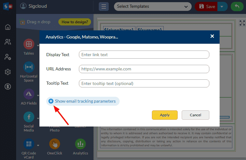 Expand analytics parameter details Expand analytics parameter details