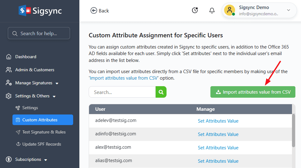 Import Attribute Values from CSV Import Attribute Values from CSV