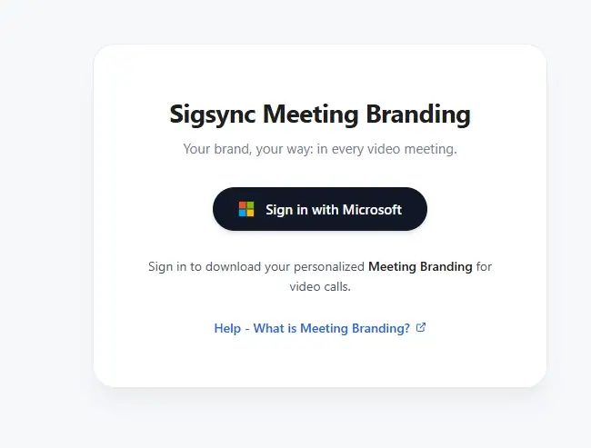 Microsoft Sign in