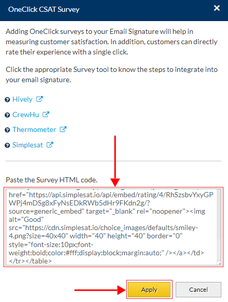 oneclick-survey-code oneclick-survey-code