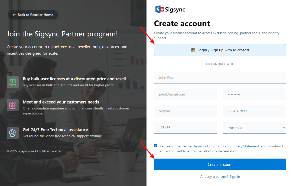 Create New Account Create New Account