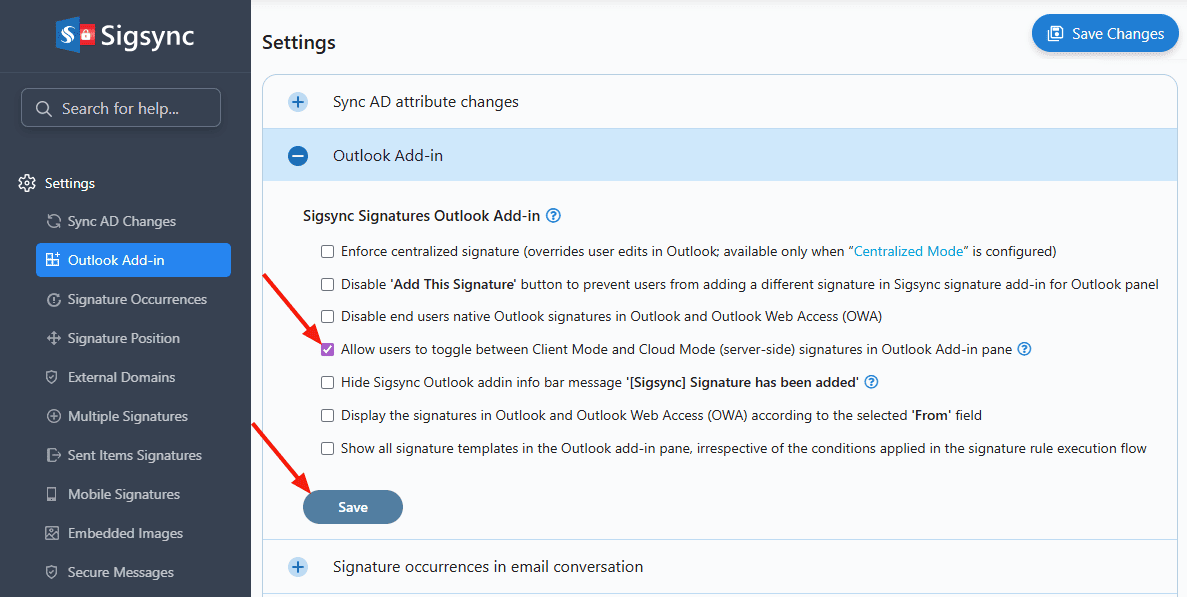 Allow users to toggle Allow users to toggle