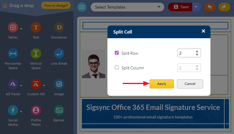 Click apply Click apply