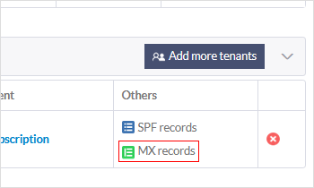 Update MX Record