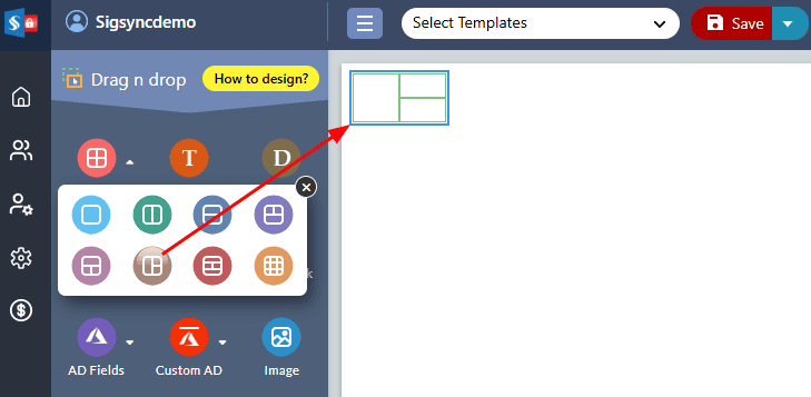 Two columns with merged rows Two columns with merged rows