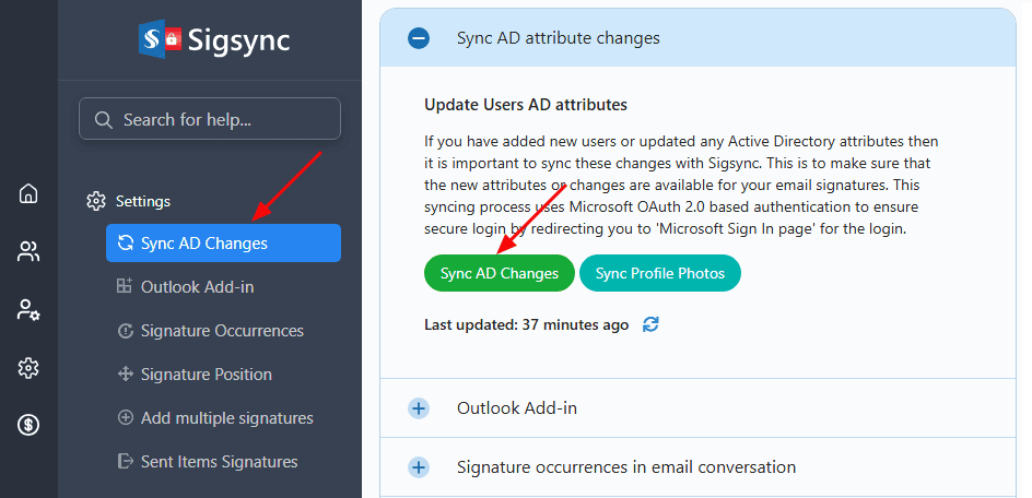 Sync AD Changes Sync AD Changes
