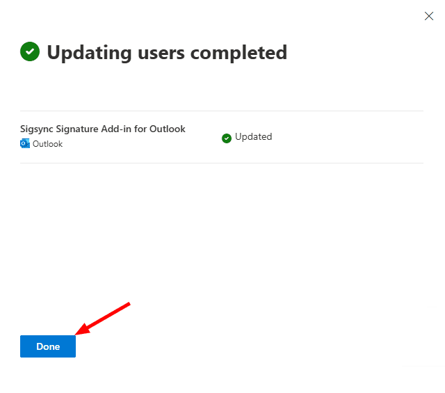 Update users completed Update users completed
